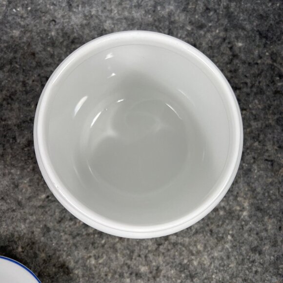 VTG William Sonoma FLORAL Canister Cookie Jar Gasket Seal Botanical Portugal 8" - Picture 10 of 15